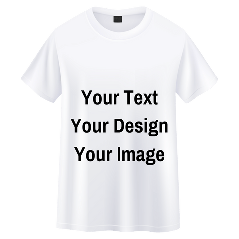 White/Black T-Shirt/Sweatshirt with your design.