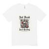 White T-shirt/Sweatshirt with design that reads "Not Dead, Just Resting."