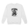 White T-Shirt/Sweatshirt with a black and white design.